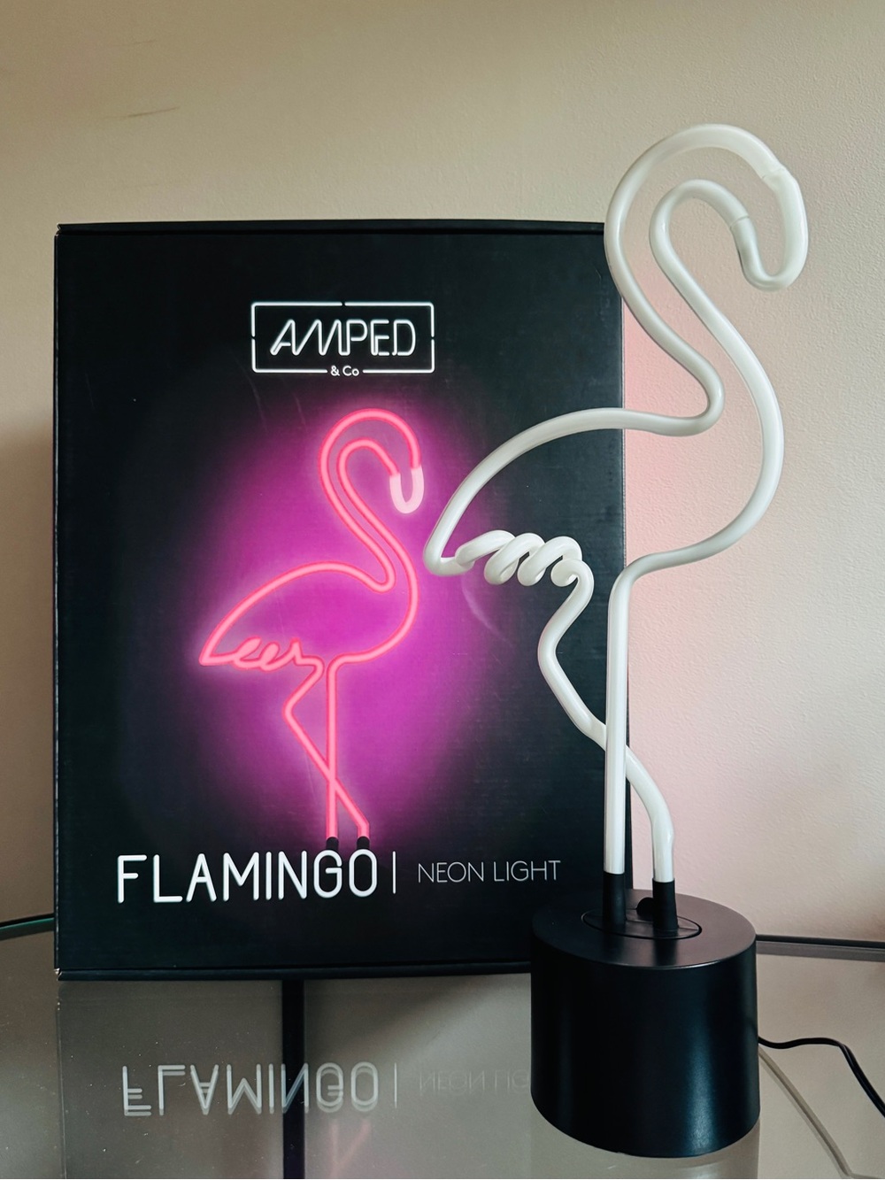 🦩Large Neon Pink Flamingo Light